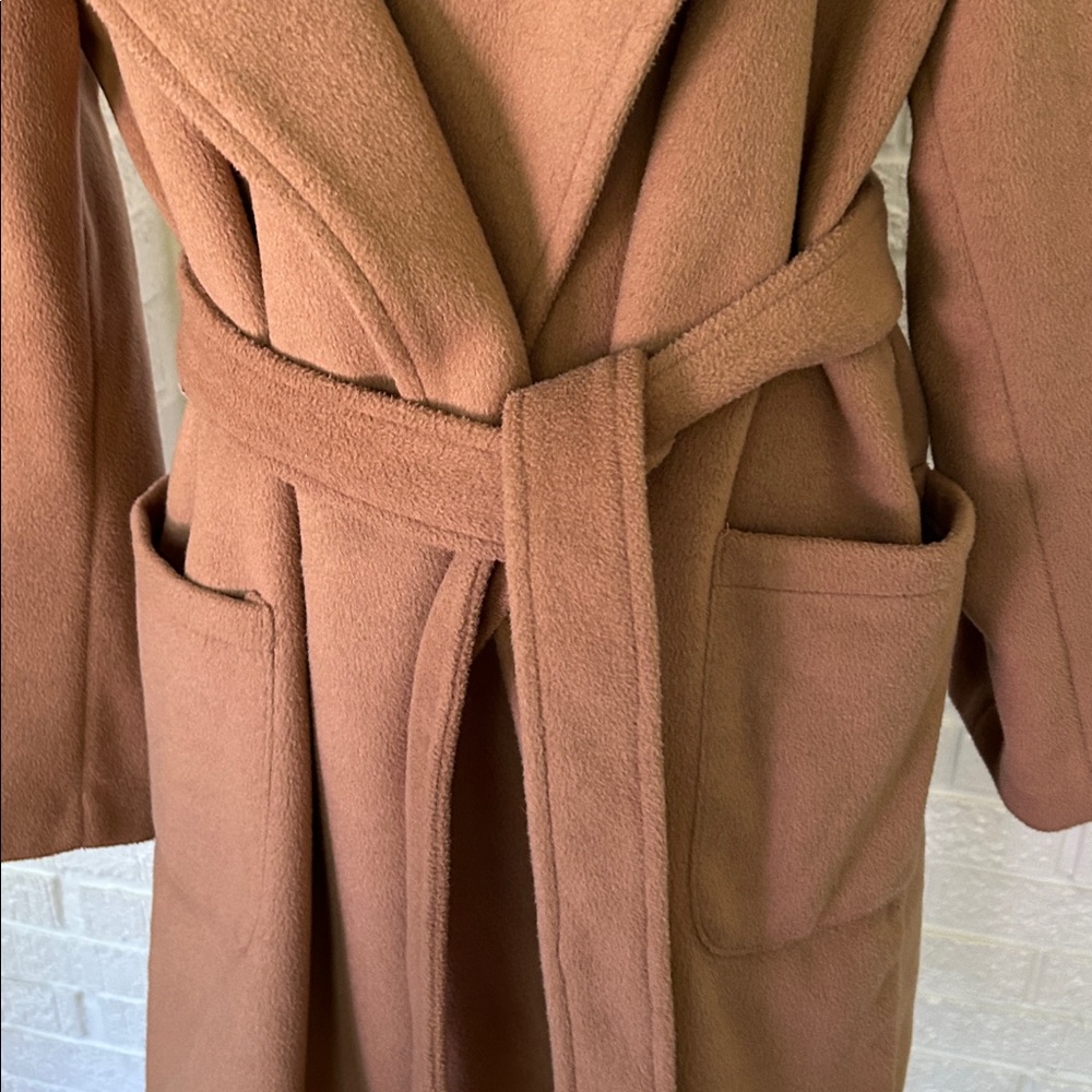 TUCKERNUCK- camel wrap coat - Picture 8 of 11